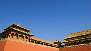 10張中國古建築PPT背景圖片