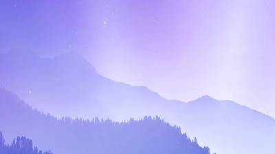 紫色光山PPT背景圖片