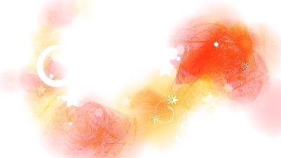 橙色美丽的花瓣幻灯片背景图片