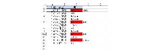 如何在Excel中 "提取 "一列紅色單元格的數據？