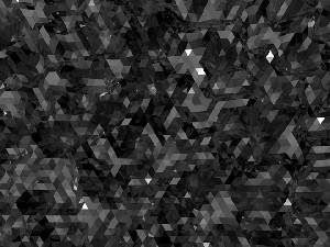 黑色碳晶多邊形PPT背景圖片