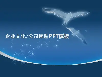 企業文化公司團隊PPT模板