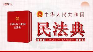 以《中华人民共和国民法典》为主题的PPT模板