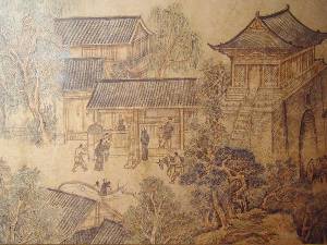 中國古代城市PPT背景模板