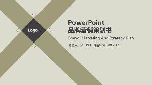 动态欧美品牌营销计划PPT模板