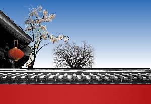 中国古典风格建筑PPT模板