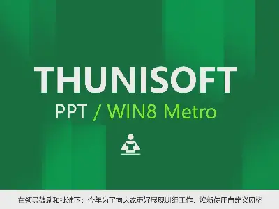 软件UI系统报告PPT