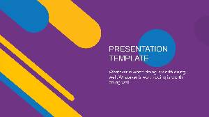 紫色时尚PowerPoint模板