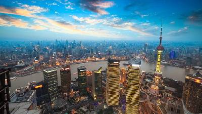 上海東方明珠PPT背景圖片