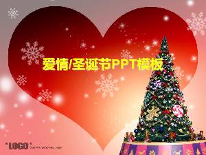 动态温暖和浪漫的圣诞PPT模板