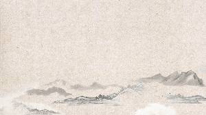 古典优雅的水墨中国风格PPT背景图片