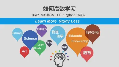 關於如何有效學習的讀書筆記PPT