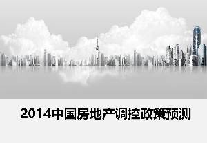 2014中國房地產調控政策預測PPT