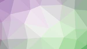 淺紫色綠色多邊形PPT背景圖片