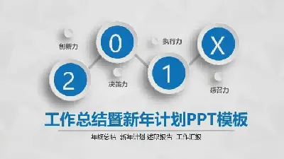 工作总结新年计划项目展示综合系列PPT模板