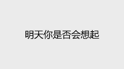 毕业季同学聚会文字快闪PPT模板